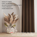REDECOR Blackout Curtain for Bedroom and Living Room