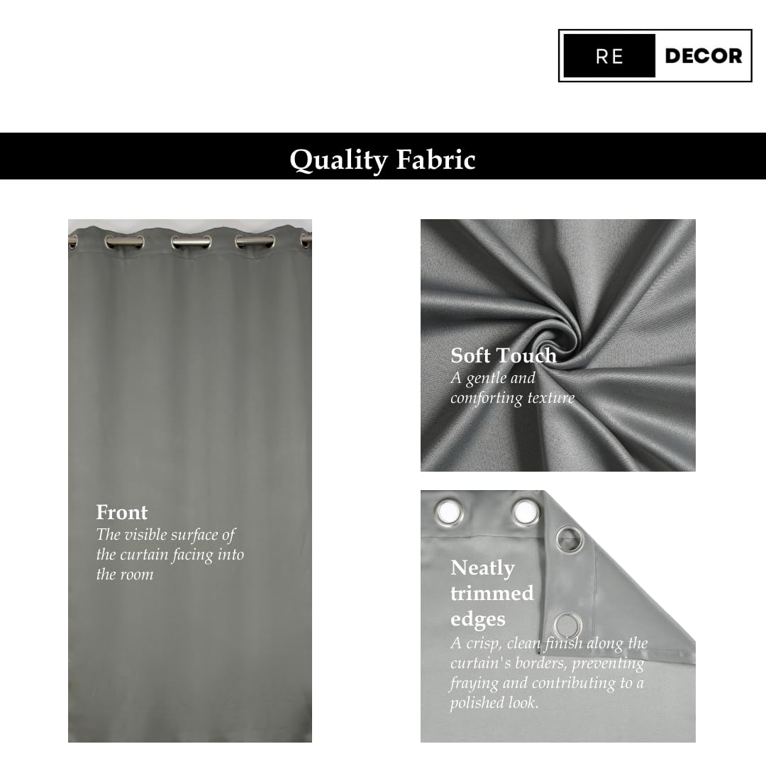 REDECOR Blackout Curtain for Bedroom and Living Room