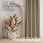 REDECOR Blackout Curtain for Bedroom and Living Room