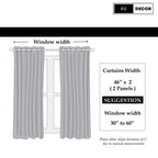 REDECOR Blackout Curtain for Bedroom and Living Room