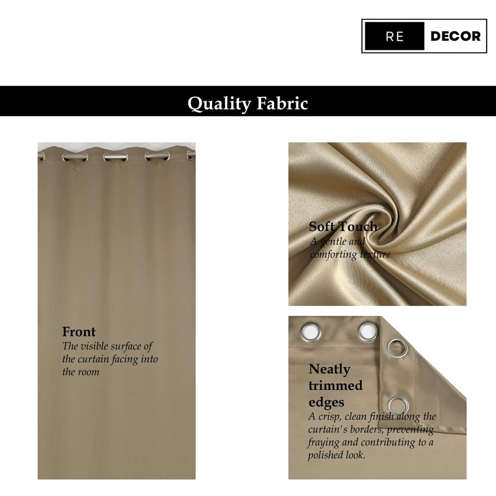 REDECOR Blackout Curtain for Bedroom and Living Room