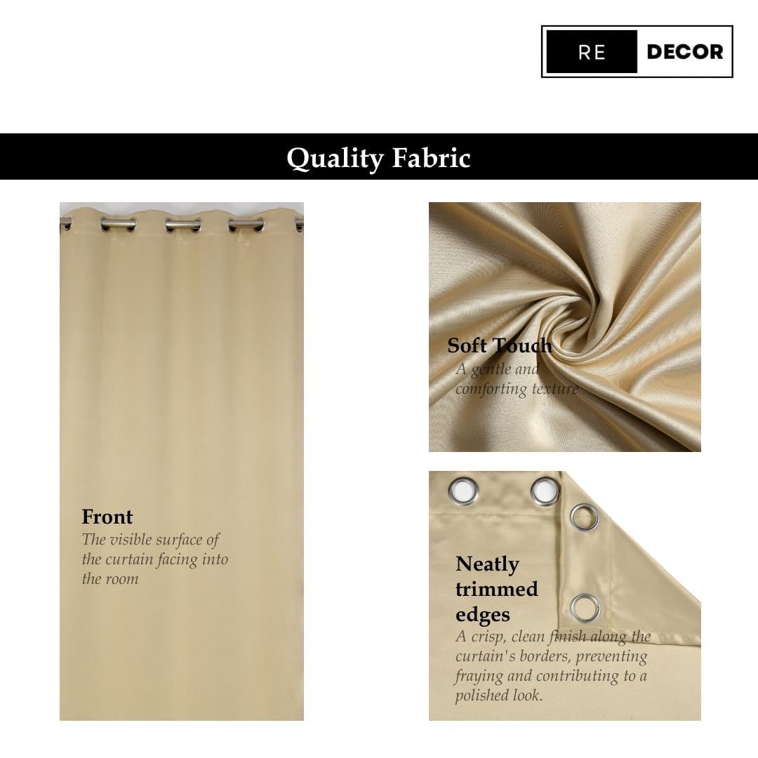 REDECOR Blackout Curtain for Bedroom and Living Room