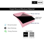 REDECOR Blackout Curtain for Bedroom and Living Room