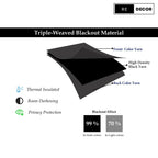 REDECOR Blackout Curtain for Bedroom and Living Room