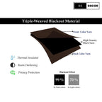 REDECOR Blackout Curtain for Bedroom and Living Room