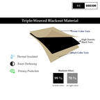 REDECOR Blackout Curtain for Bedroom and Living Room