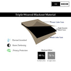 REDECOR Blackout Curtain for Bedroom and Living Room