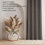 REDECOR Blackout Curtain for Bedroom and Living Room