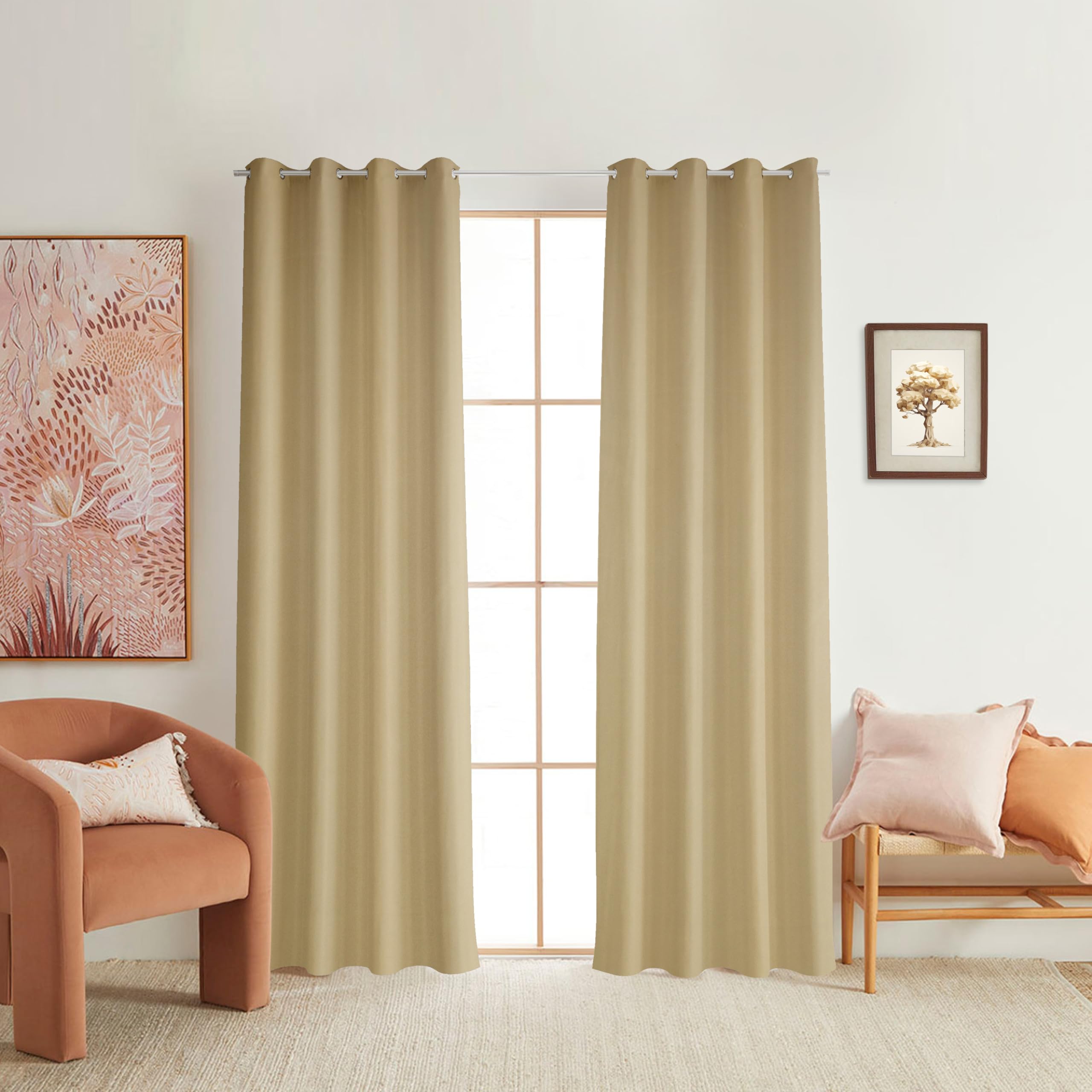 REDECOR Blackout Curtain for Bedroom and Living Room