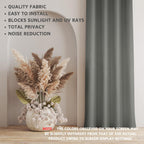 REDECOR Blackout Curtain for Bedroom and Living Room